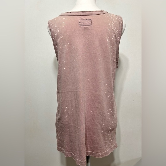 Current Elliot The Muscle Tee in Faded Mauve Galaxy - Picture 5 of 11